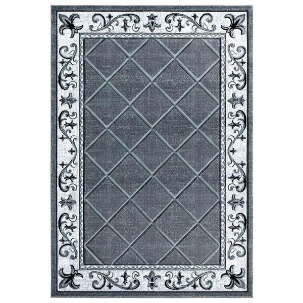 United Weavers Of America 2 ft. 7 in. x 4 ft. 2 in. Bristol Altamont Gray Rectangle Rug 2050 10972 35C